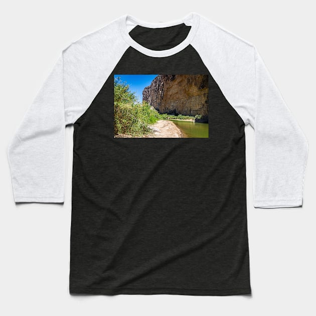 Santa Elena Canyon Baseball T-Shirt by Gestalt Imagery